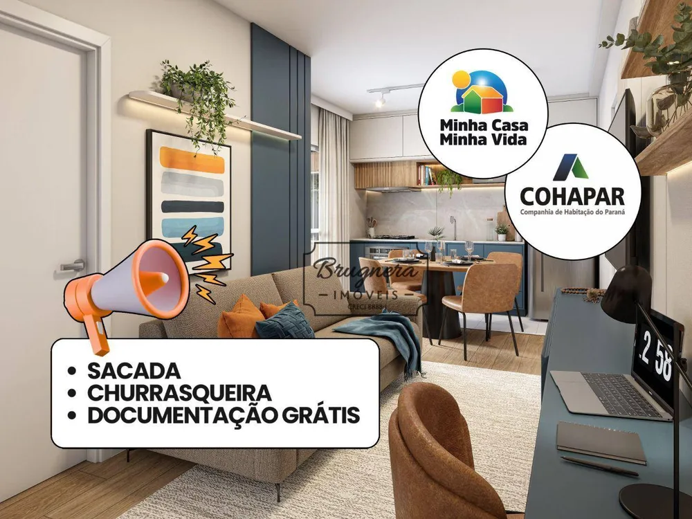 Apartamento, 2 quartos, 44 m² - Foto 1
