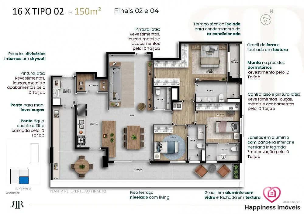 Apartamento, 3 quartos, 151 m² - Foto 22