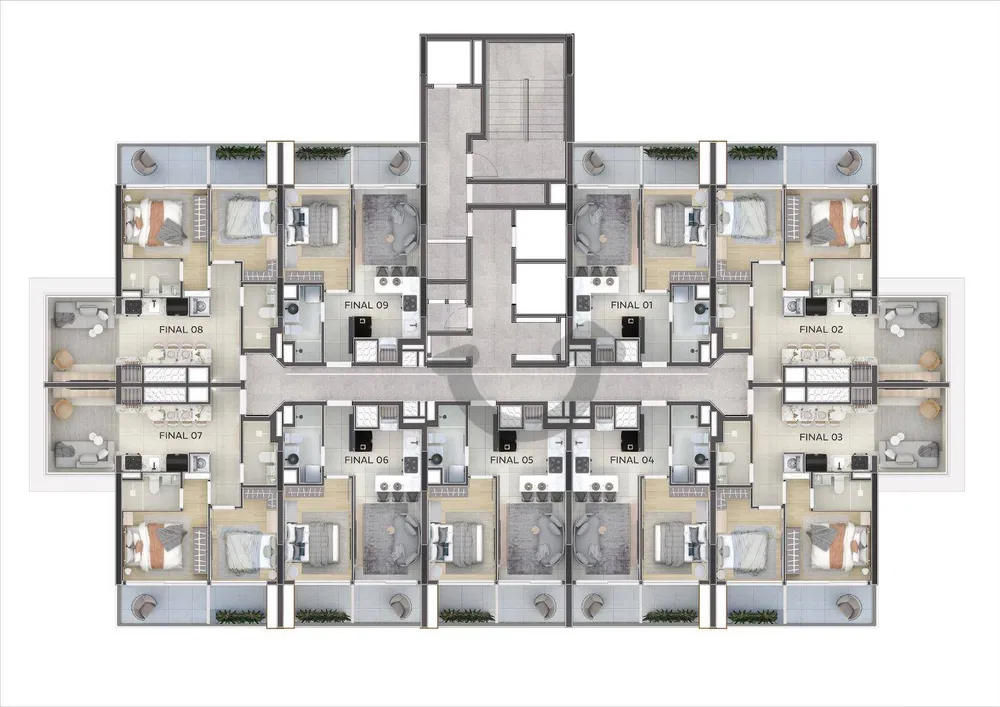 Apartamento, 1 quarto, 69 m² - Foto 2
