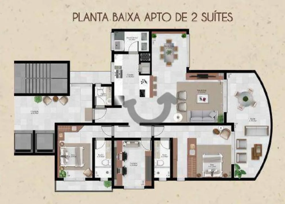 Apartamento, 3 quartos, 161 m² - Foto 3