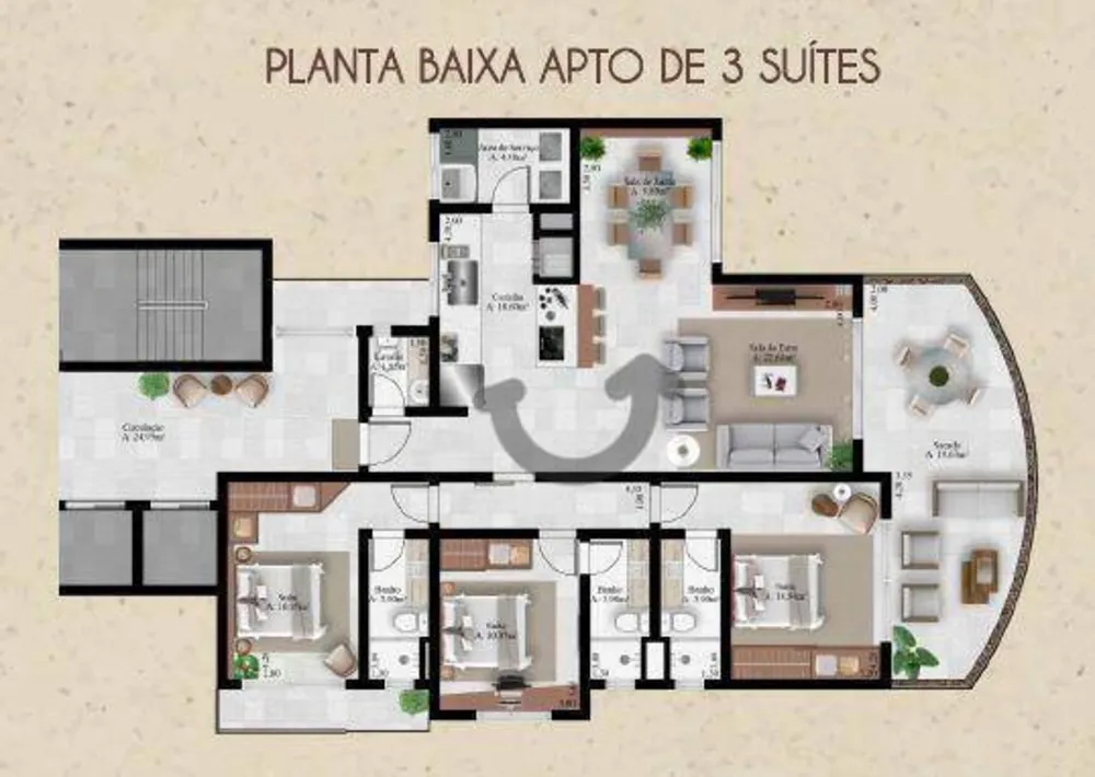 Apartamento, 3 quartos, 161 m² - Foto 12