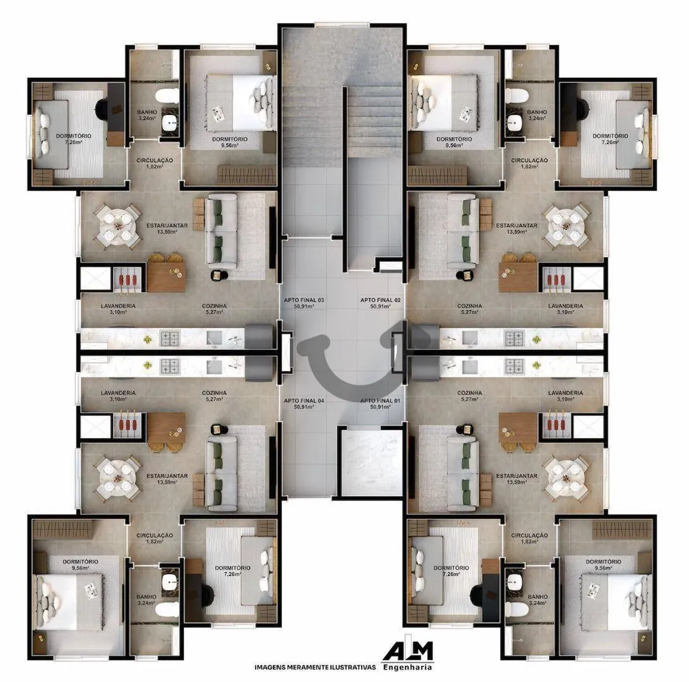 Apartamento, 2 quartos, 50 m² - Foto 13