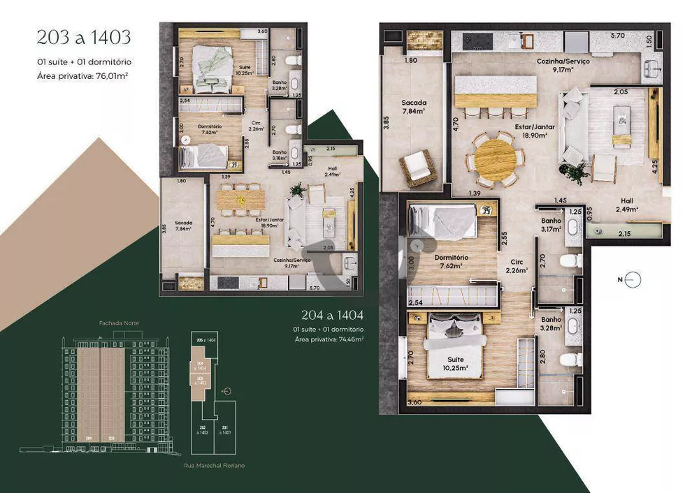 Apartamento, 2 quartos, 88 m² - Foto 2