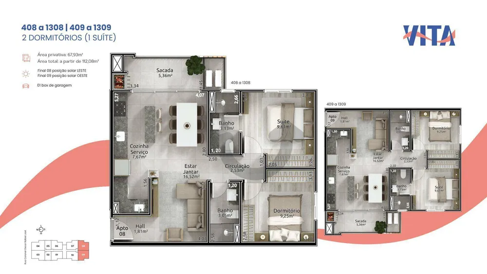 Apartamento, 2 quartos, 79 m² - Foto 1