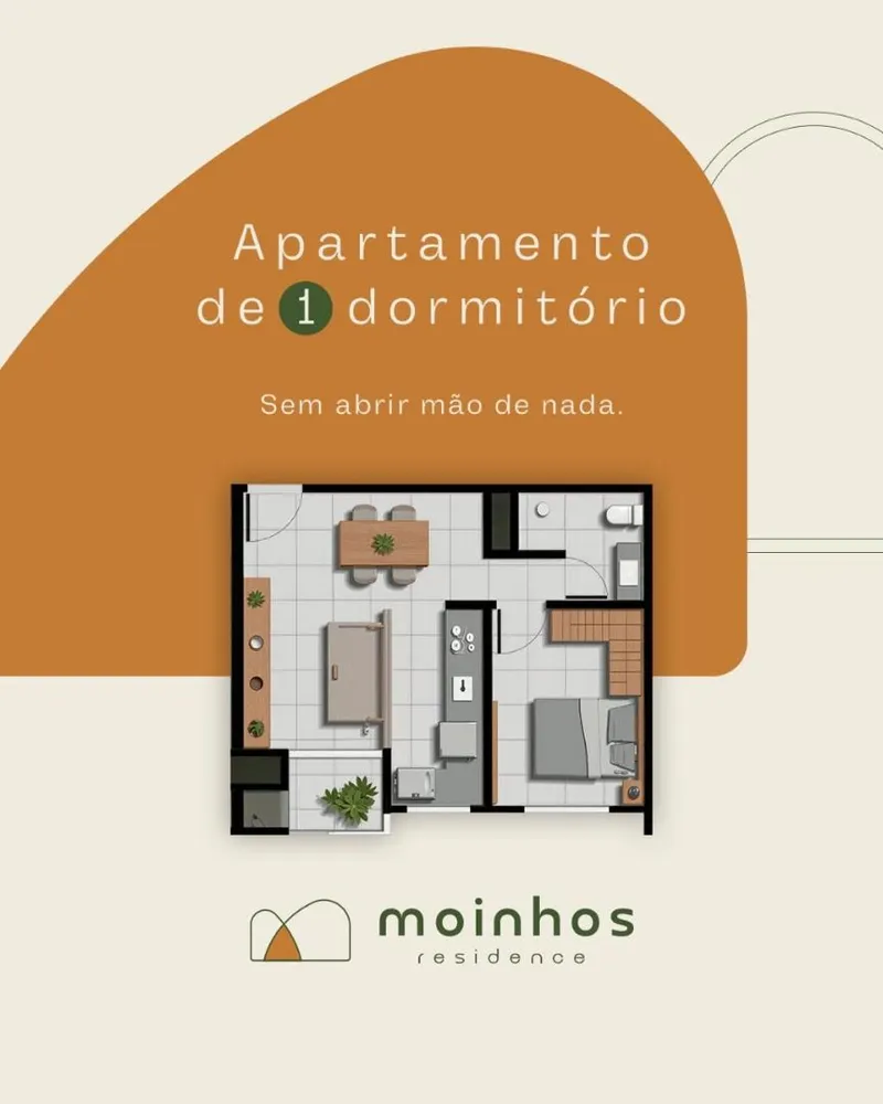 Apartamento, 1 quarto, 52 m² - Foto 2