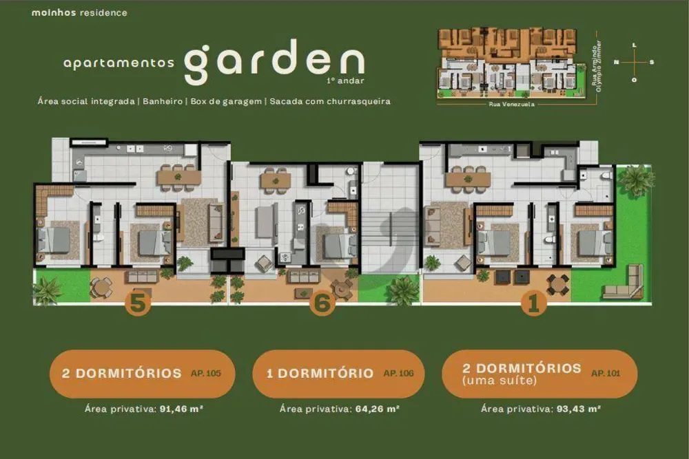 Apartamento, 1 quarto, 52 m² - Foto 1