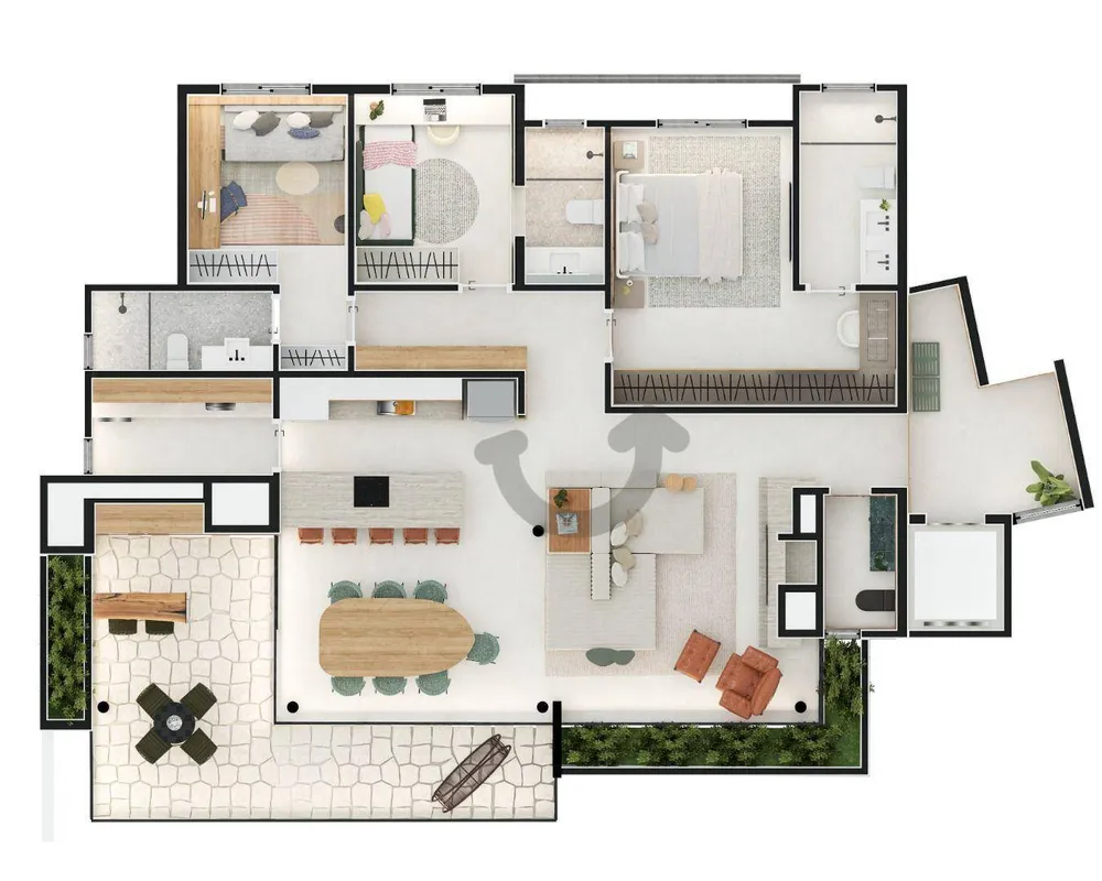 Apartamento, 3 quartos, 178 m² - Foto 7