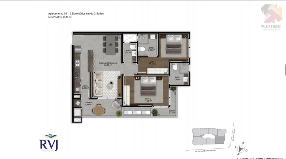 Apartamento, 2 quartos, 75 m² - Foto 6