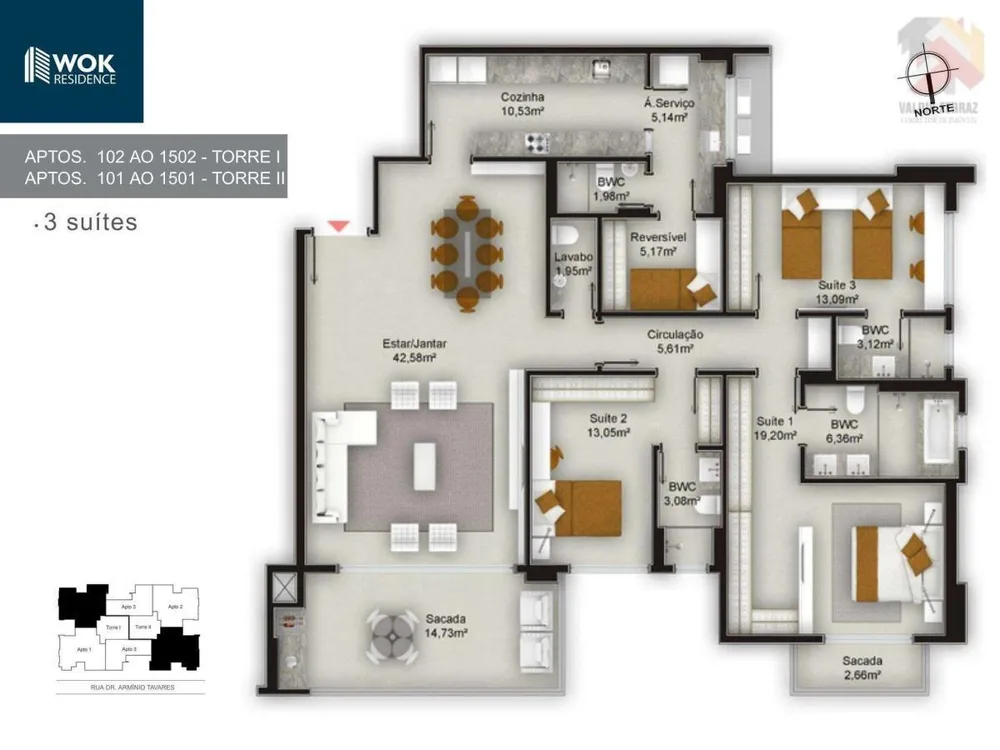 Apartamento, 2 quartos, 108 m² - Foto 12