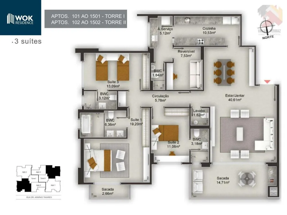 Apartamento, 2 quartos, 108 m² - Foto 11