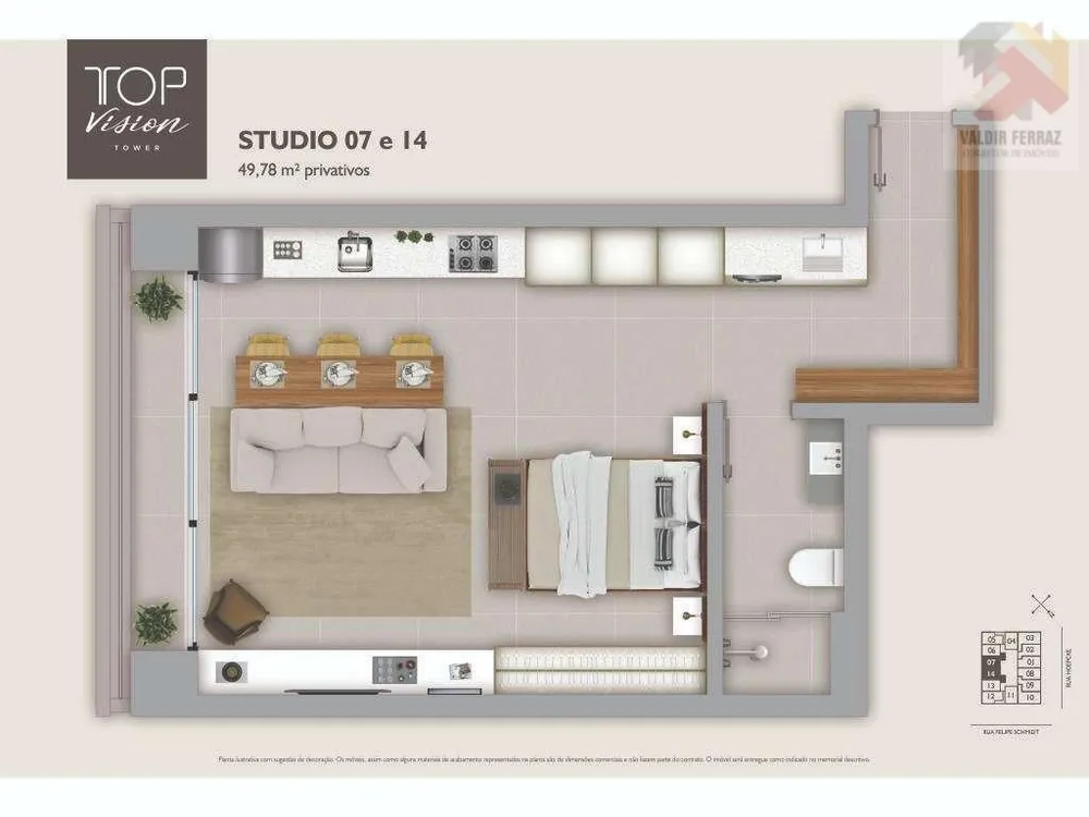 Apartamento, 1 quarto, 44 m² - Foto 7