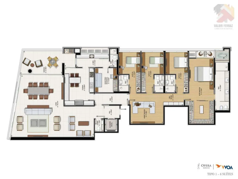 Apartamento, 4 quartos, 308 m² - Foto 7