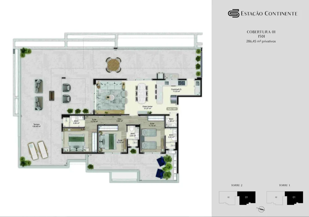 Apartamento, 1 quarto, 47 m² - Foto 8