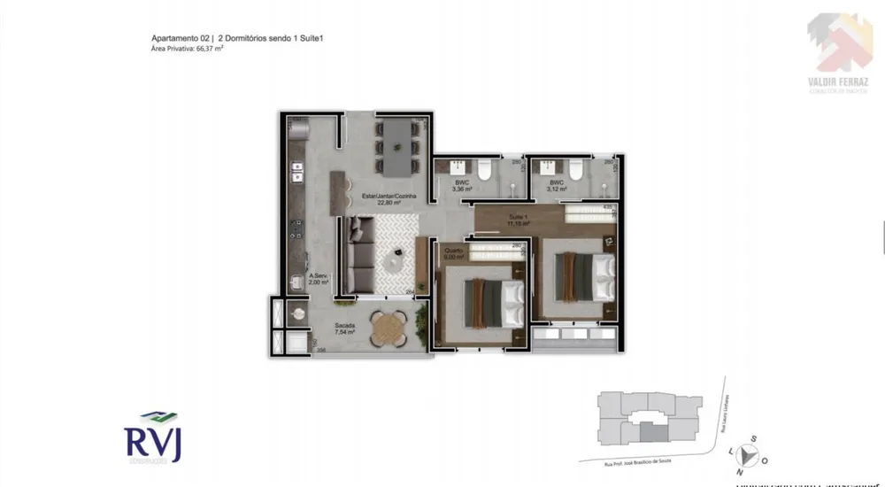 Apartamento, 2 quartos - Foto 5