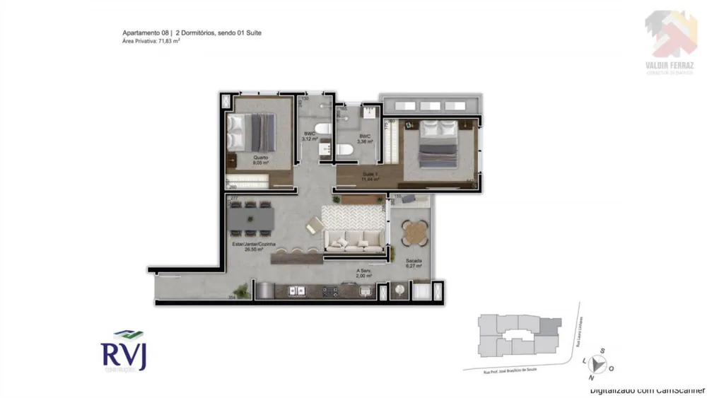 Apartamento, 2 quartos - Foto 7