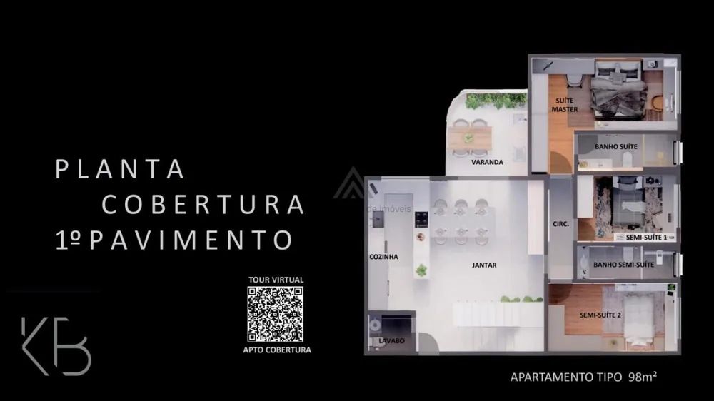 Cobertura, 4 quartos, 205 m² - Foto 11