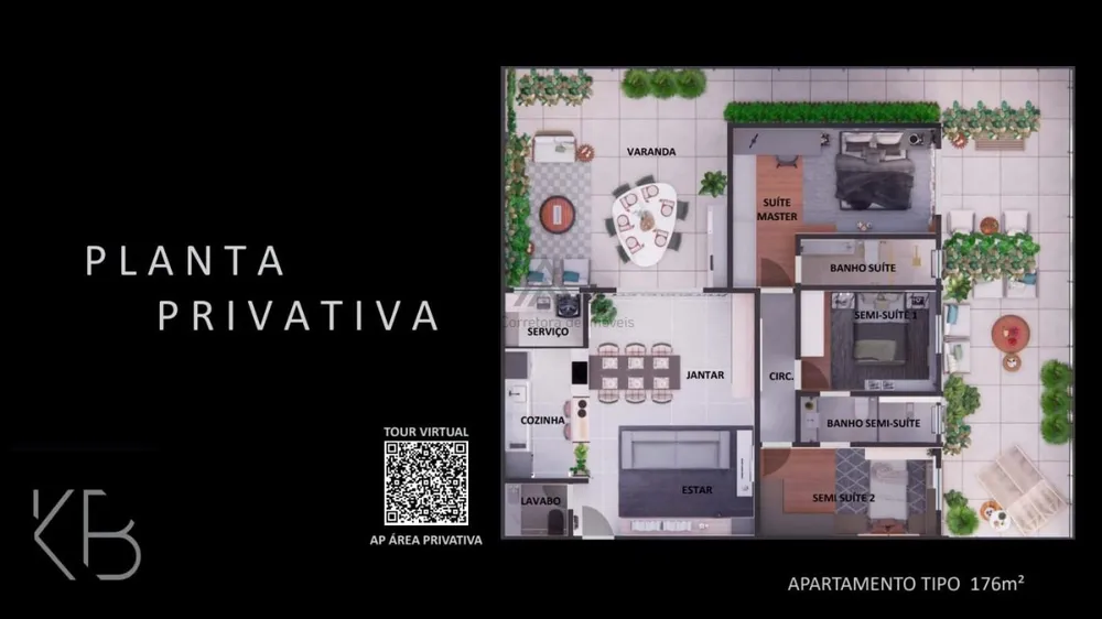 Apartamento, 3 quartos, 189 m² - Foto 12