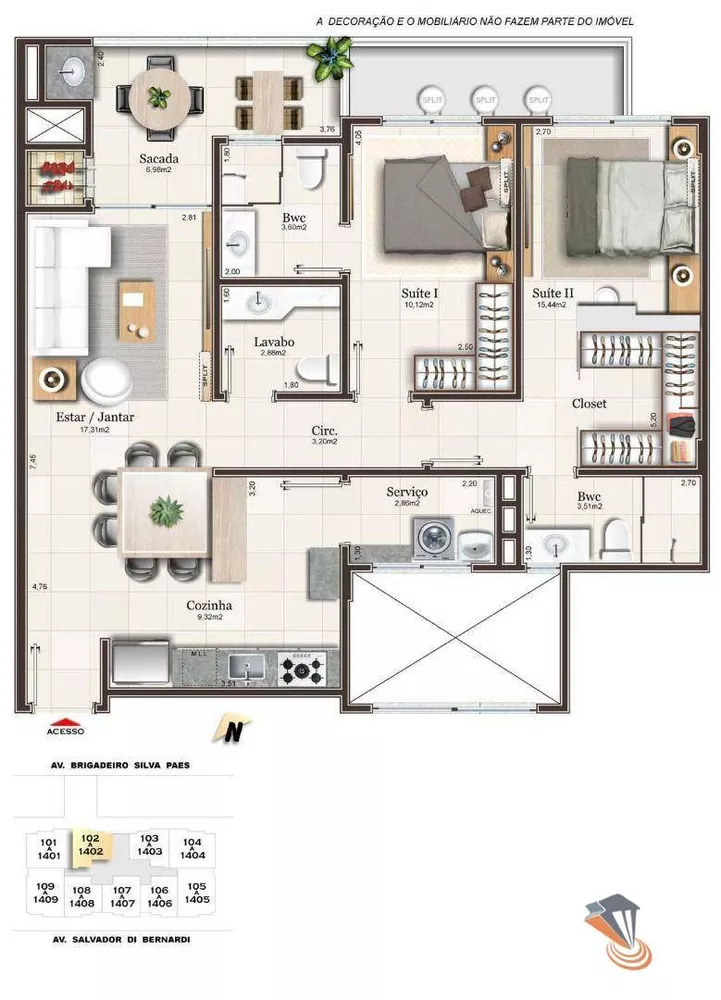 Apartamento, 2 quartos, 89 m² - Foto 12