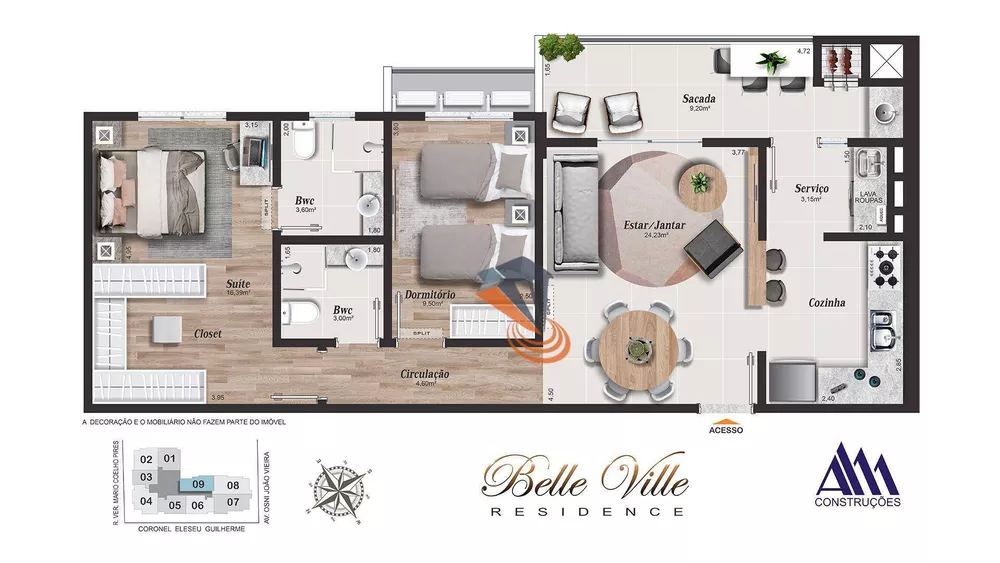 Apartamento, 1 quarto, 66 m² - Foto 10