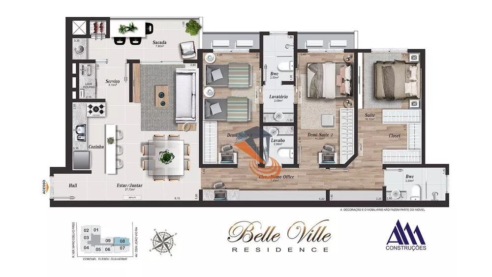Apartamento, 1 quarto, 66 m² - Foto 12