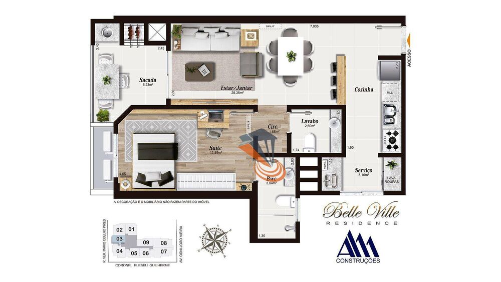 Apartamento, 1 quarto, 66 m² - Foto 30