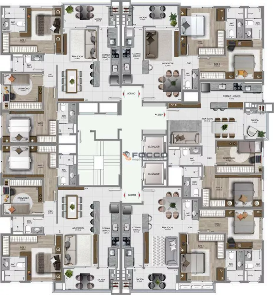 Apartamento, 3 quartos, 109 m² - Foto 19