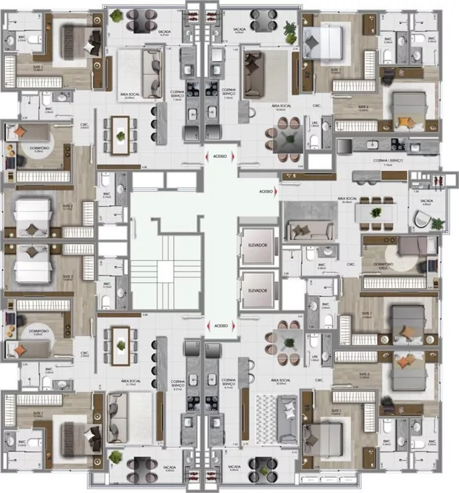 Apartamento, 3 quartos, 109 m² - Foto 5