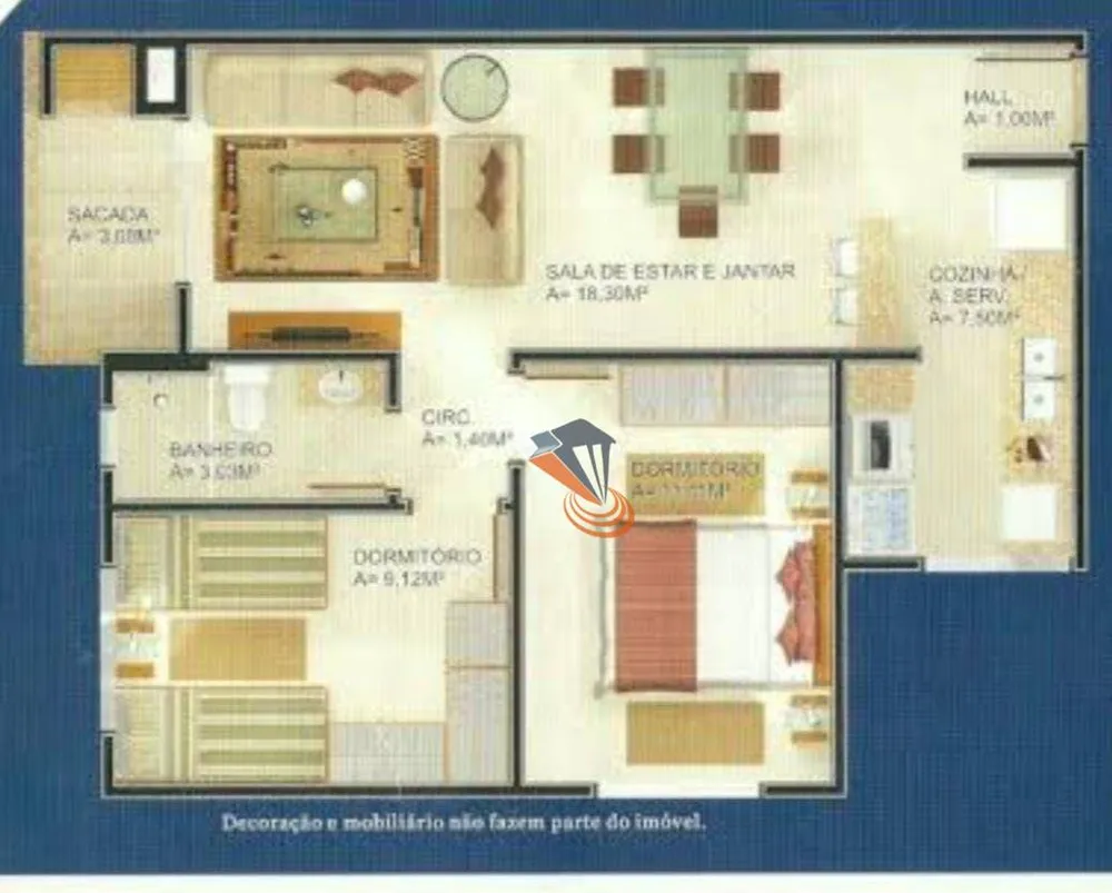 Apartamento, 2 quartos, 62 m² - Foto 3