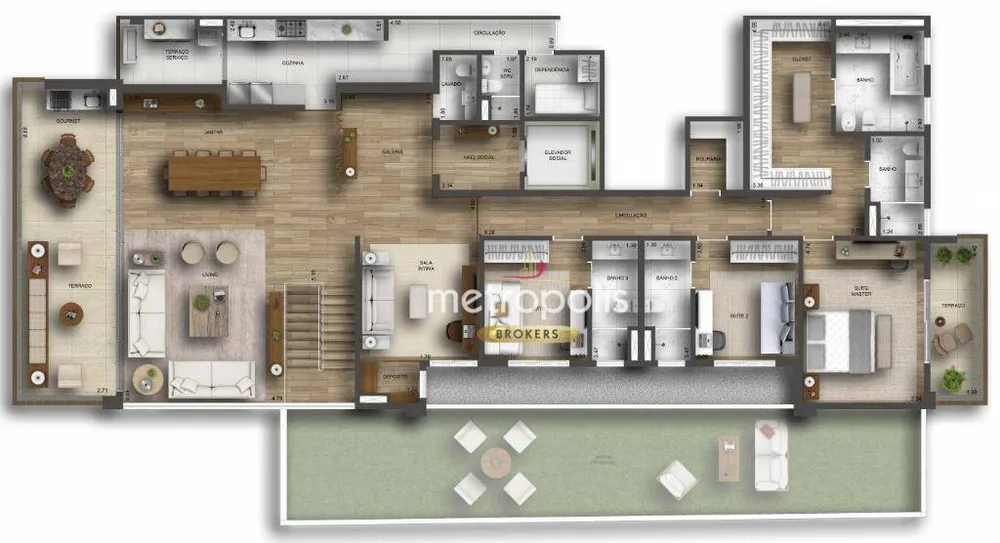 Apartamento, 4 quartos, 426 m² - Foto 5
