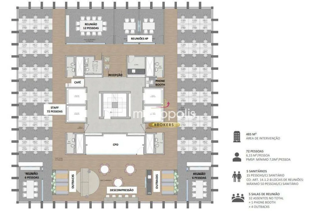 Sala-Conjunto, 492 m² - Foto 11