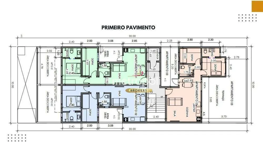 Apartamento, 2 quartos, 30 m² - Foto 2