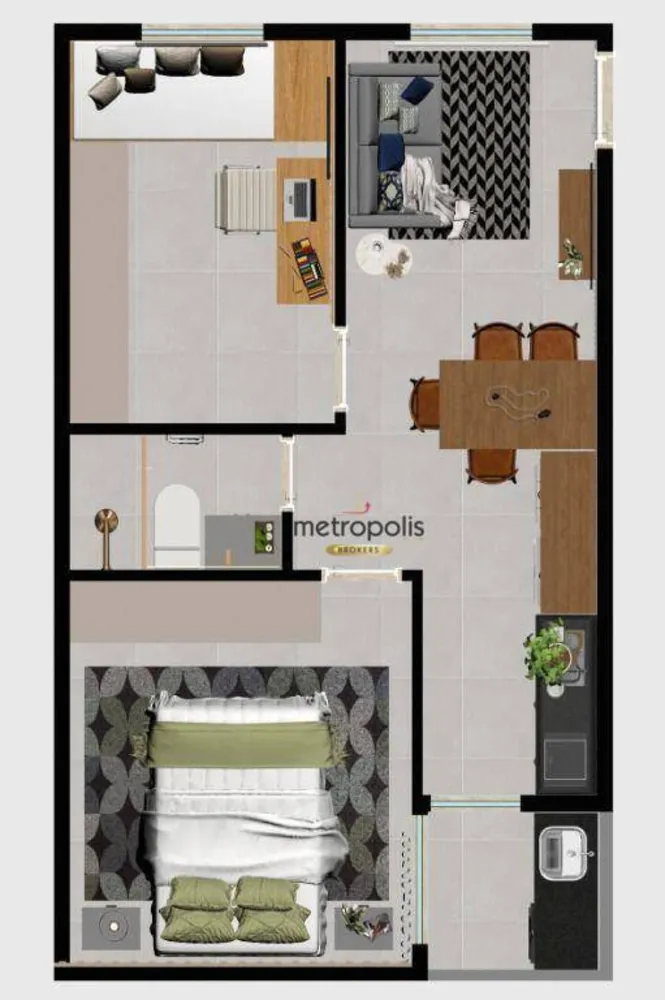 Apartamento, 2 quartos, 46 m² - Foto 5