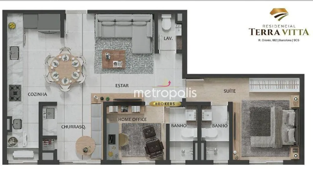Apartamento, 2 quartos, 108 m² - Foto 11