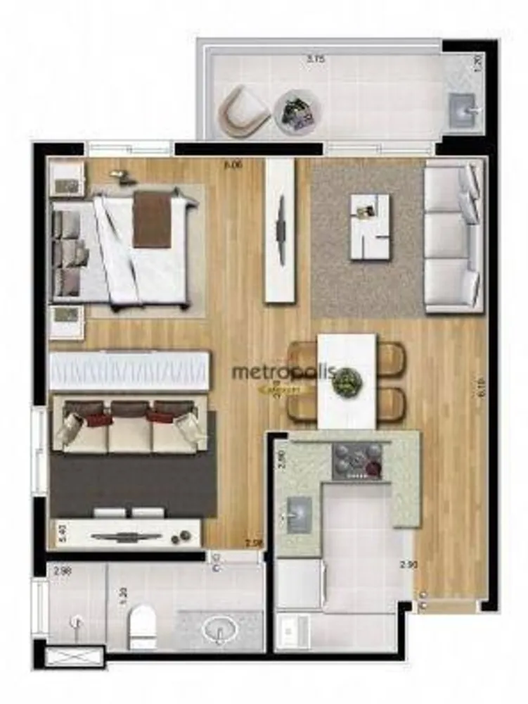 Loft, 50 m² - Foto 9