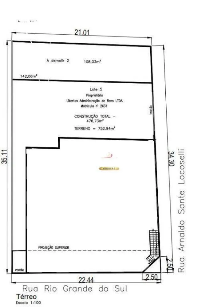 Depósito-Galpão, 476 m² - Foto 4