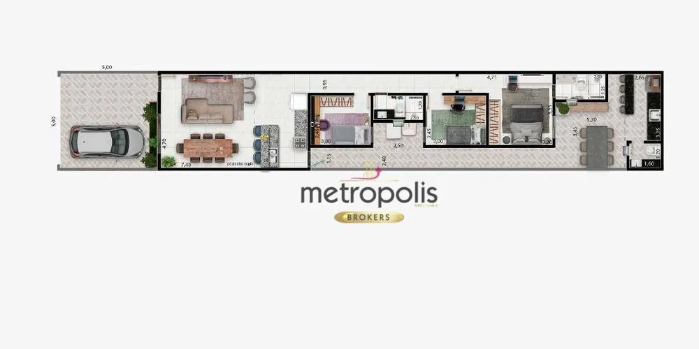 Sobrado, 3 quartos, 125 m² - Foto 7