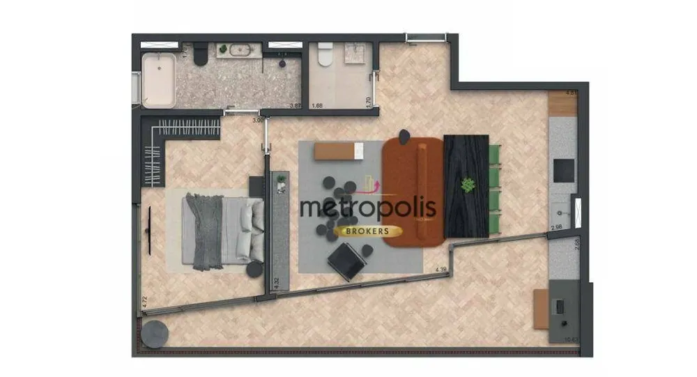 Apartamento, 2 quartos, 92 m² - Foto 8