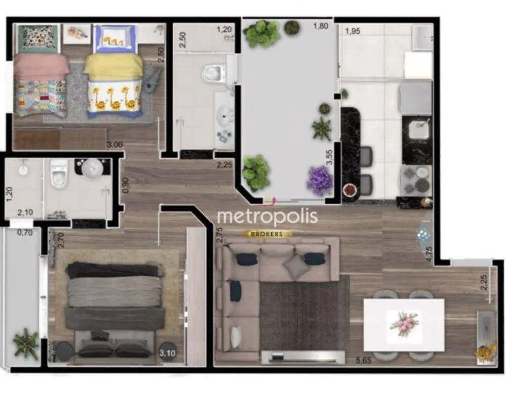 Cobertura, 2 quartos, 114 m² - Foto 11