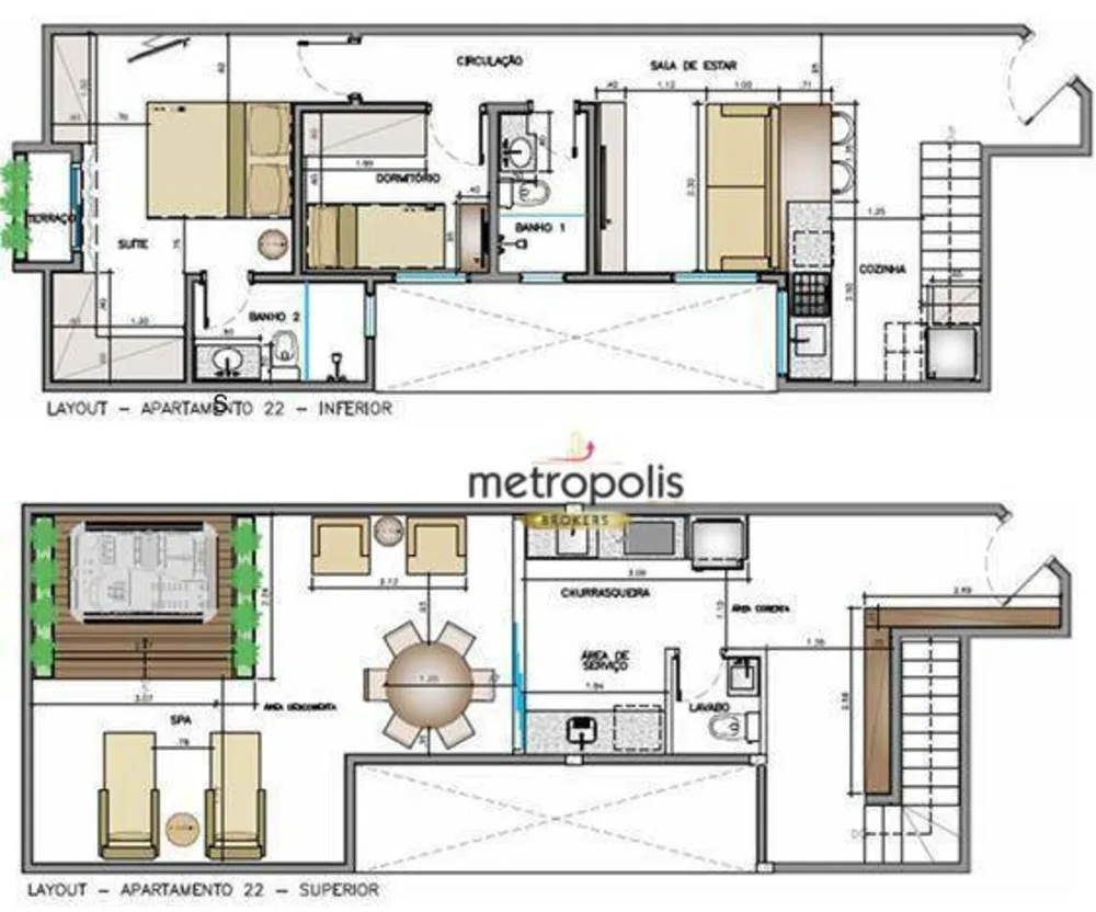 Cobertura, 2 quartos, 112 m² - Foto 7