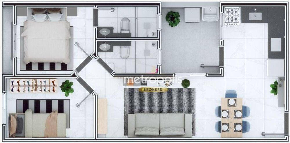 Cobertura à venda com 2 quartos, 108m² - Foto 4