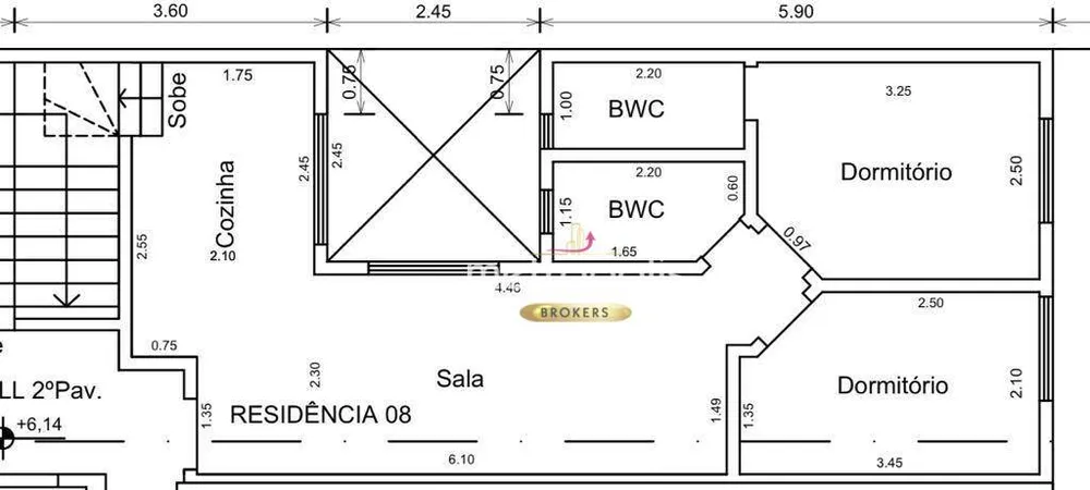 Cobertura, 2 quartos, 94 m² - Foto 12