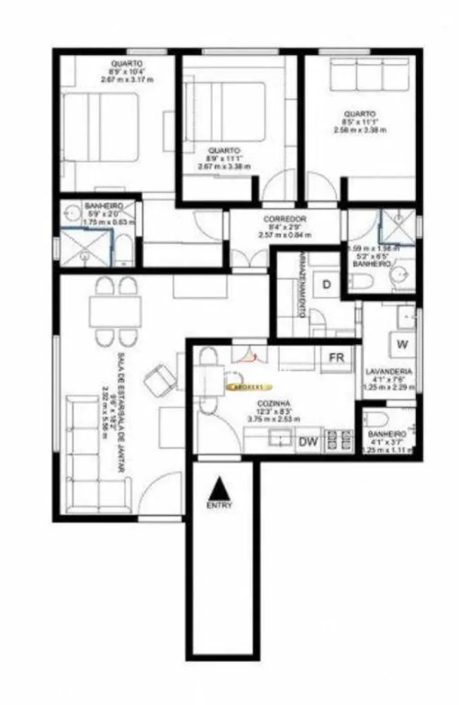 Apartamento, 3 quartos, 86 m² - Foto 2