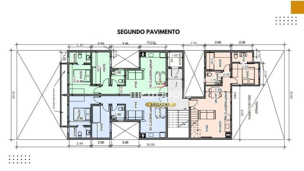 Apartamento, 2 quartos, 30 m² - Foto 3