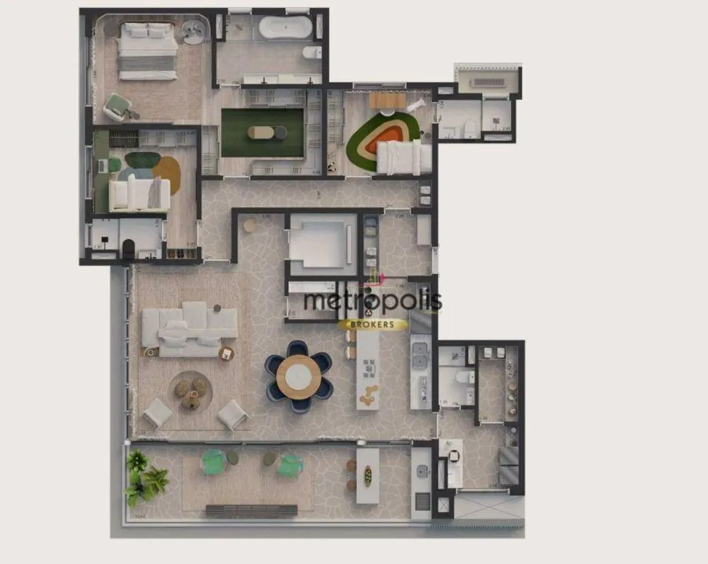 Apartamento, 3 quartos, 210 m² - Foto 8