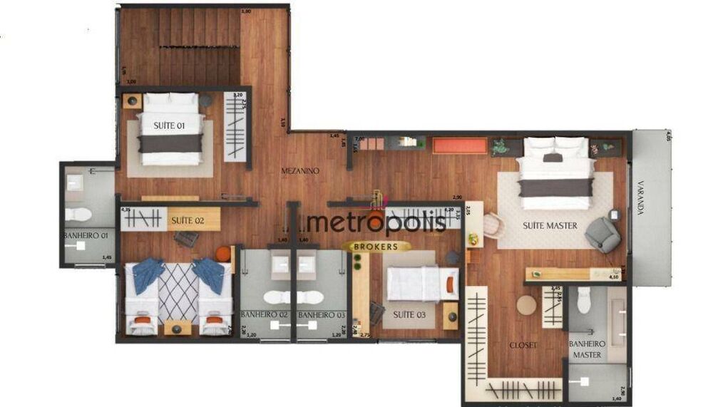 Casa de Condomínio, 4 quartos - Foto 3