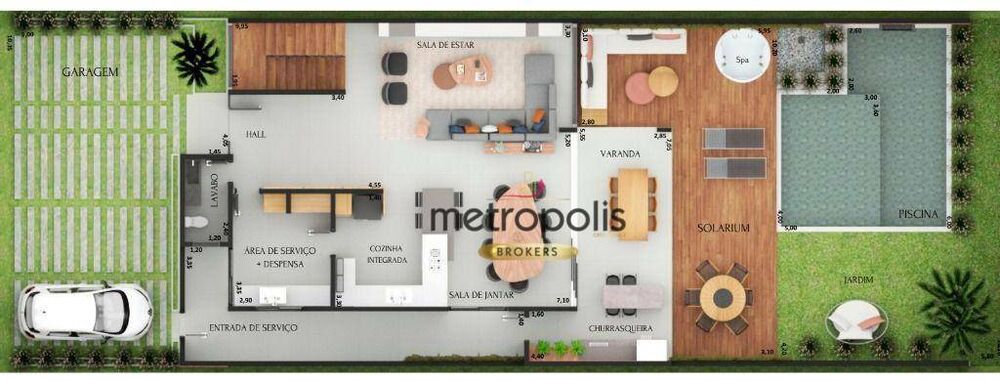 Casa de Condomínio, 4 quartos - Foto 2