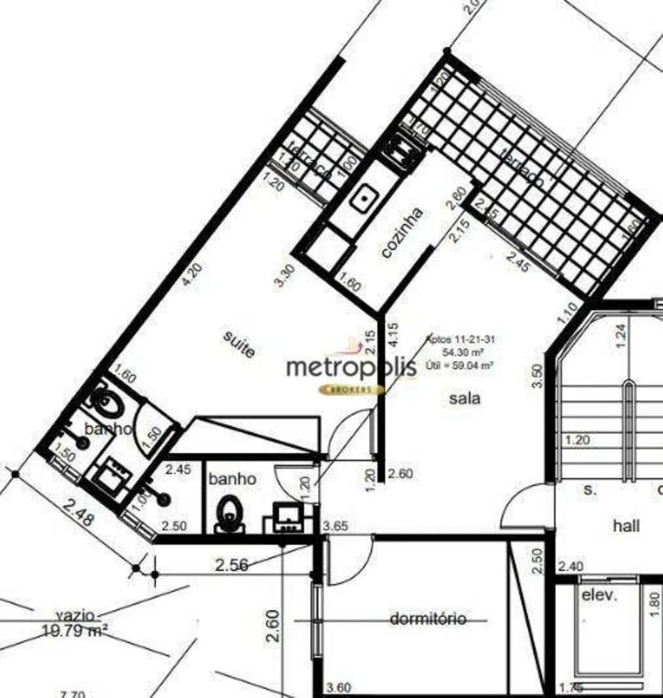 Apartamento, 2 quartos, 59 m² - Foto 3