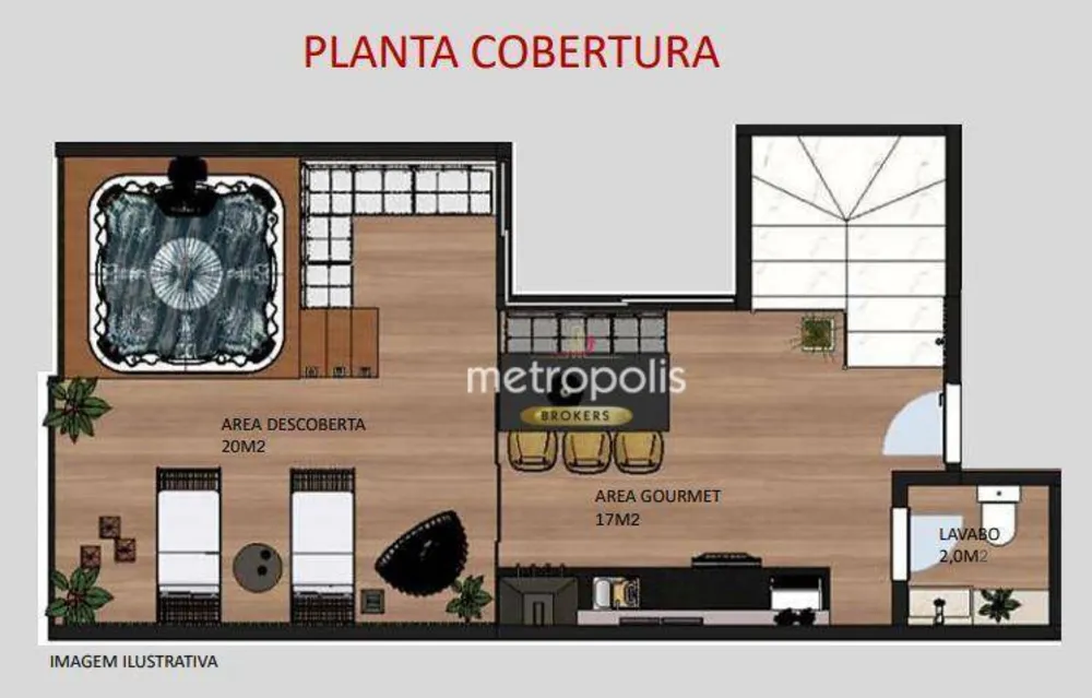 Cobertura, 2 quartos, 83 m² - Foto 2