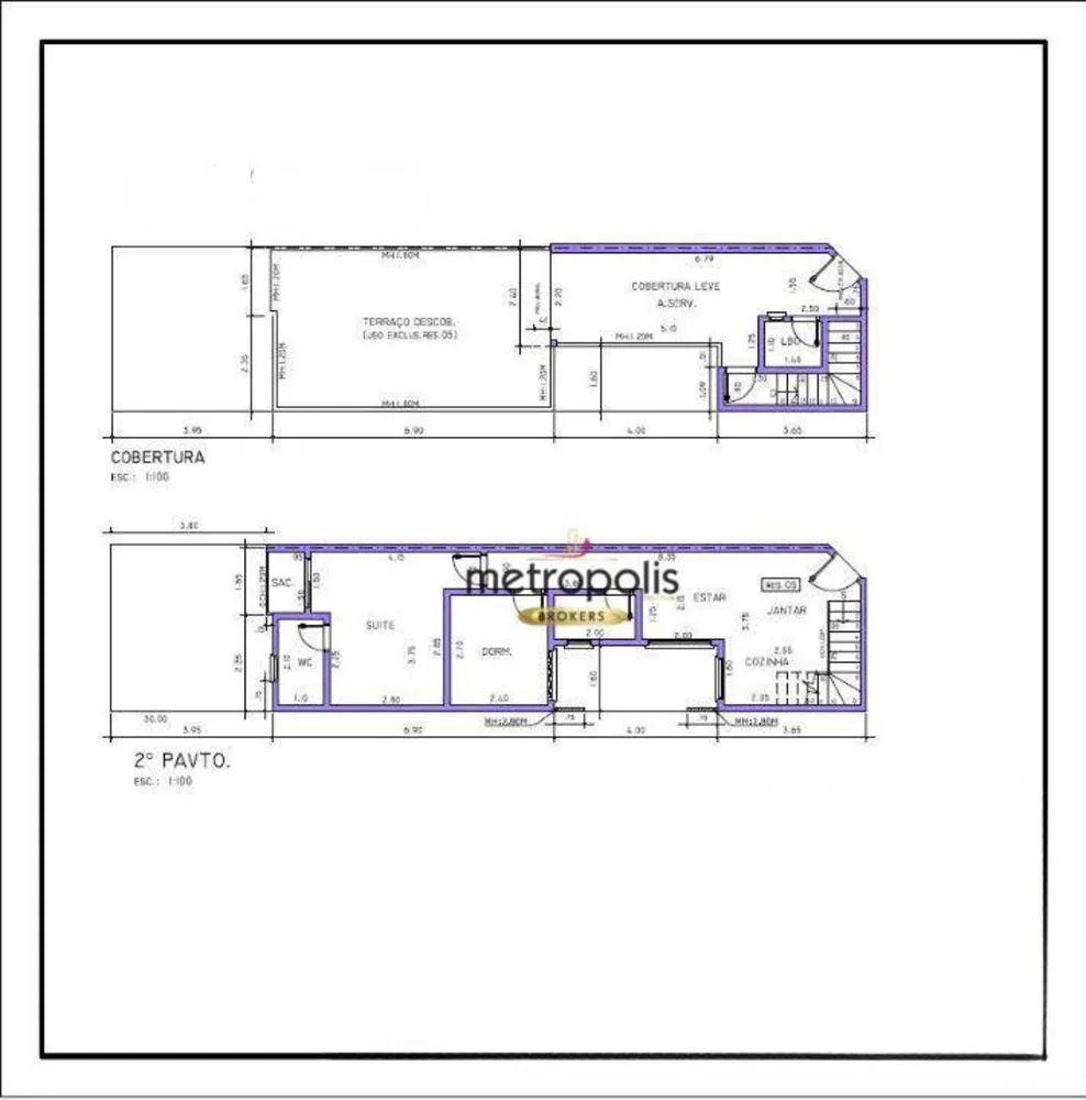 Cobertura, 2 quartos, 103 m² - Foto 2