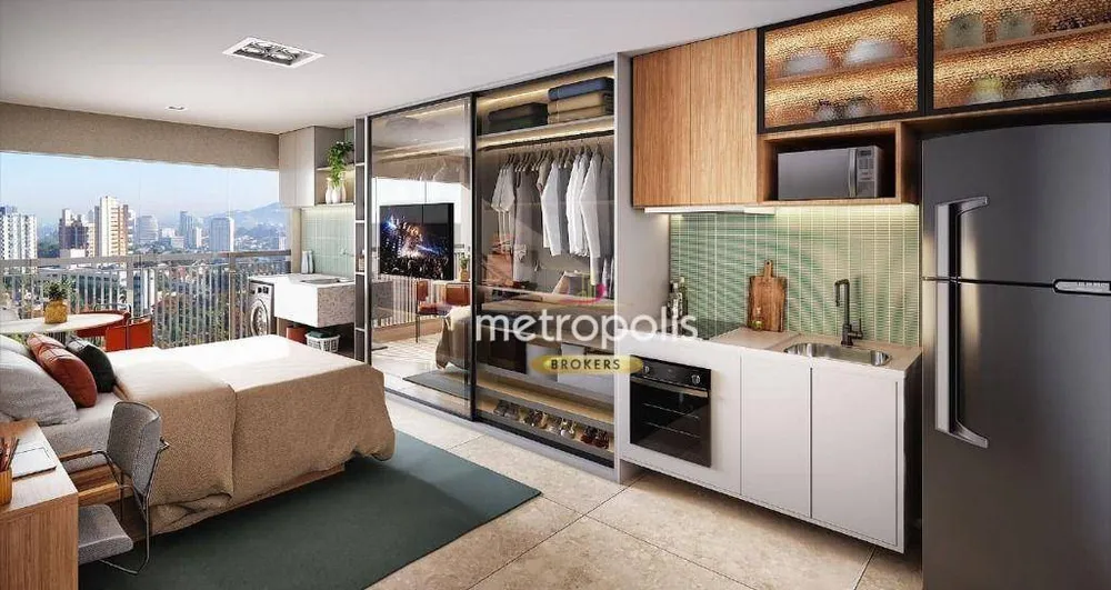 Kitnet-Studio, 37 m² - Foto 1